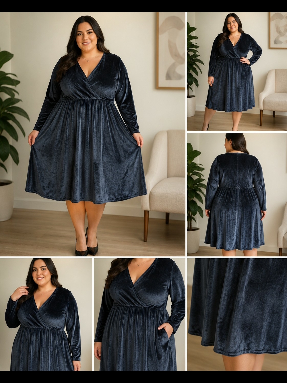 Velvet Dress Size 2X